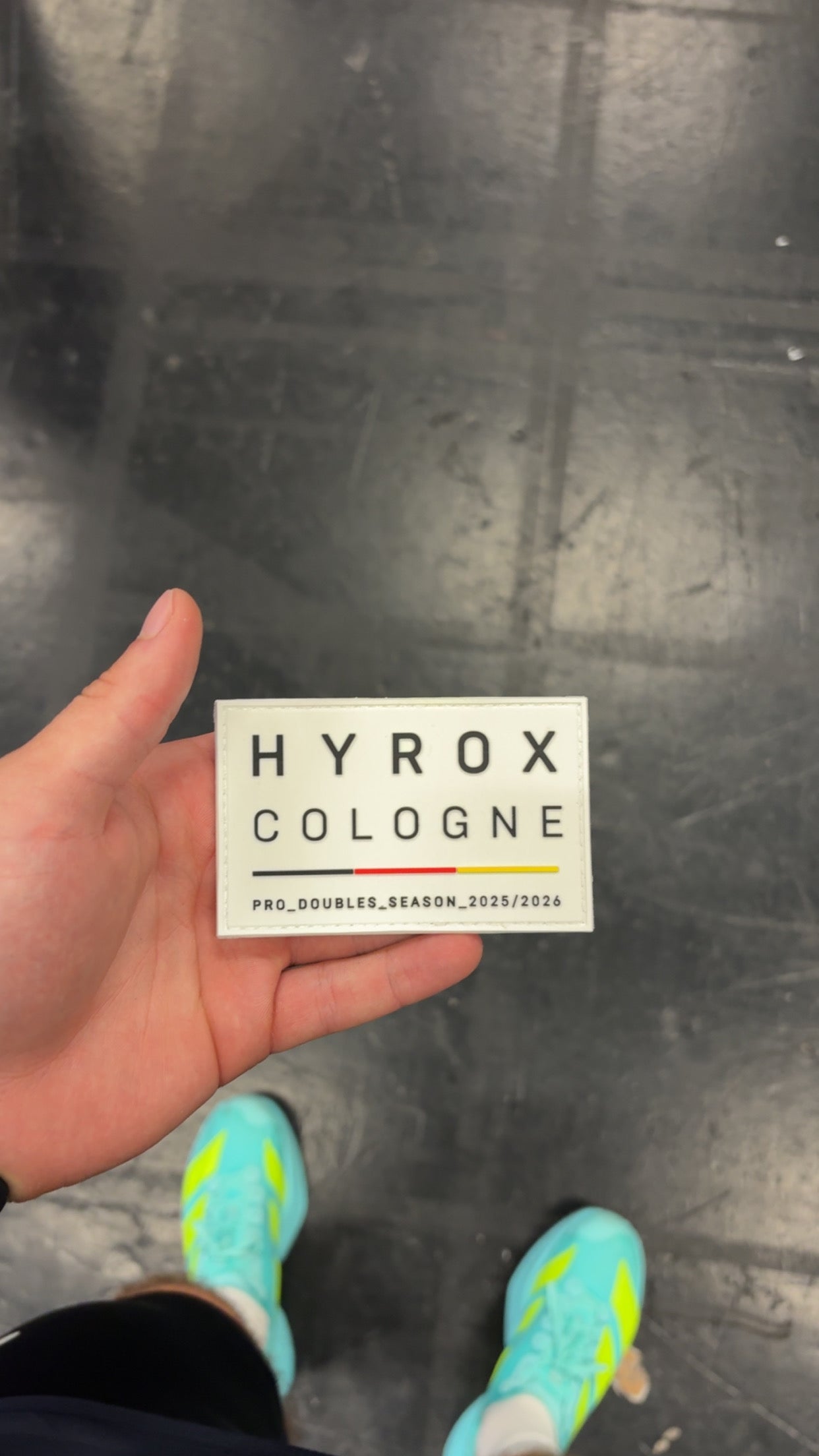 Patch Hyrox Cologne, division Pro, saison 2025/2026